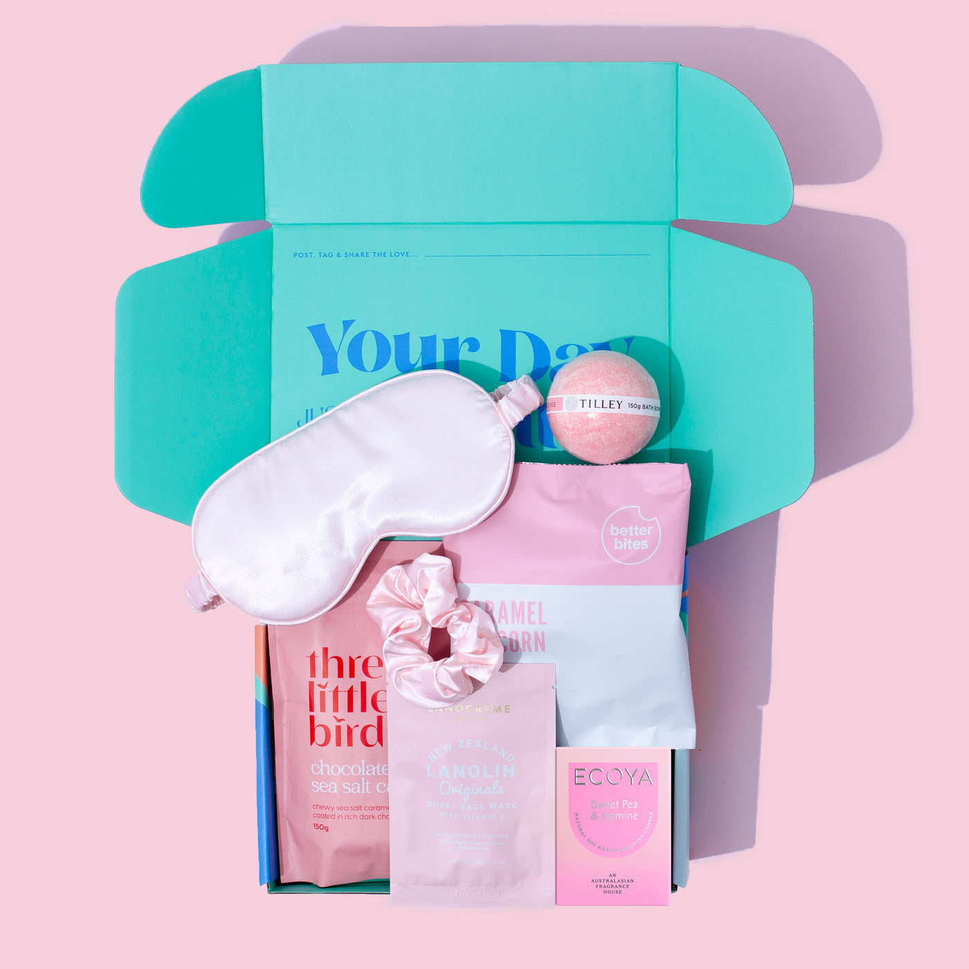 Pink Birthday Pamper Hamper Gift For Her