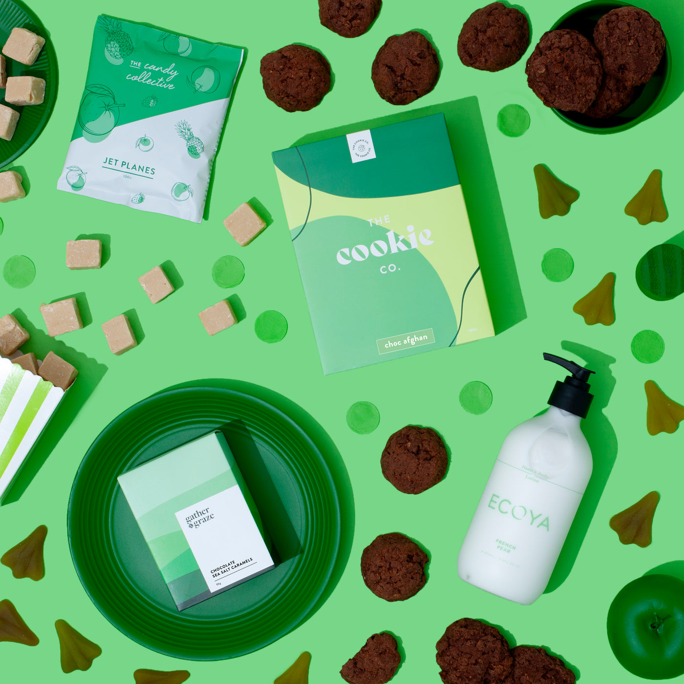 ECOYA Body Lotion and Sweet Treats Gifts